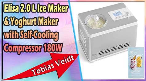 Elisa 2.0 L Ice Maker & Yoghurt Maker with Self